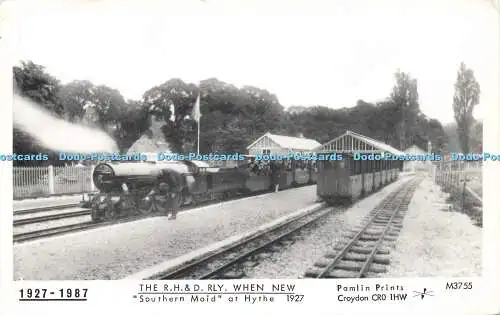 R583583 The R H and D Rly When New Southern Maid at Hythe Pamlin Prints 1927