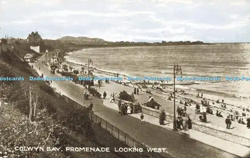 R583591 Colwyn Bay Promenade Looking West E T W Dennis Dainty Serie