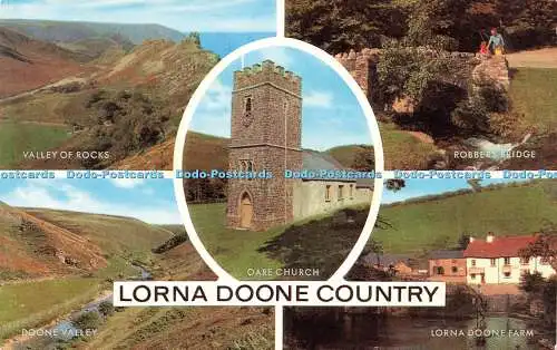 R581403 Lorna Doone Country Oare Kirche Doone Valley Lorna Doone Farm J Salmon C