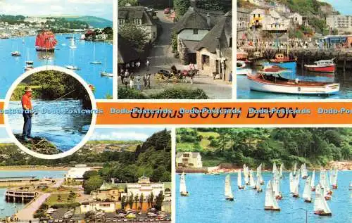R581416 Herrliches South Devon Cockington Segeln im Hafen von Salcombe Brixham Foto