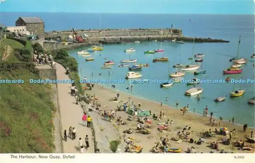 R581417 Dyfed New Quay The Harbour E T W Dennis Photocolour 1983