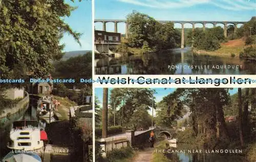 R579295 Welsh Canal at Llangollen Pontcysyllte Aquäduct The Canal near Llangolle