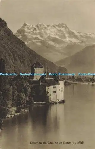 R585363 Chateau de Chillon et Dents du Midi G Anderegg