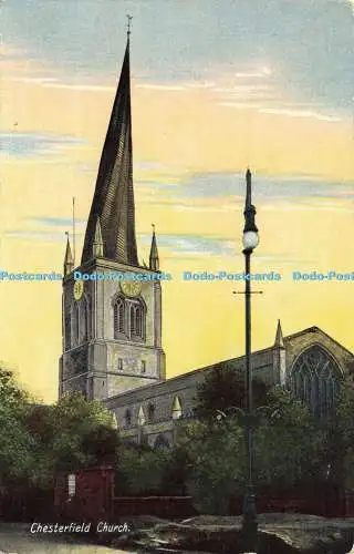 R585374 Chesterfield Church G Marsden Artistic Series No 2662 G