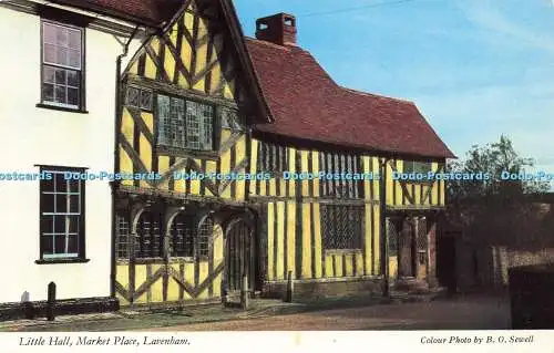 R581474 Lavenham Market Place Little Hall D Constance B O Sewell 1972