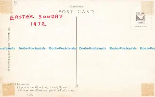 R581475 Lavenham Lady Street L W Sears Constance B O Sewell 1972
