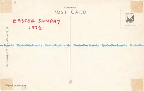 R581476 Lavenham The Guildhall L W Sears Constance B O Sewell 1972