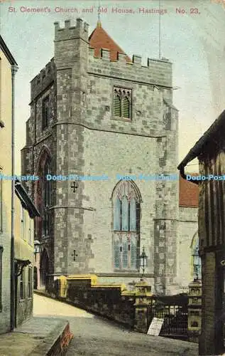 R583728 Hastings St Clement Church and Old House Eustace Watkins No 23 1909