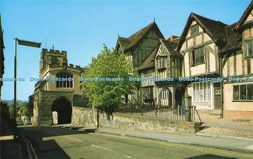 R579366 Warwick West Gate and Lord Leycester Hospital J Salmon Cameracolour