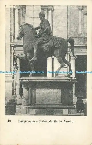 R585418 Campidoglio Statua di Marco Aurelio