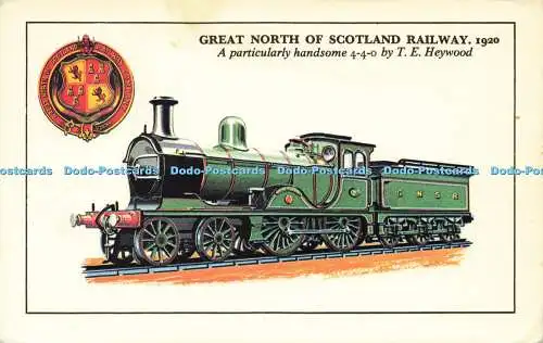 R581504 Great North of Scotland Railway A Besonders Handsome 4 4 0 by T E Hey