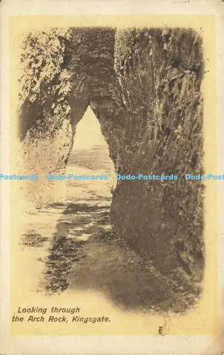 R583760 Kingsgate Blick durch den Bogenfelsen J Welch 1913