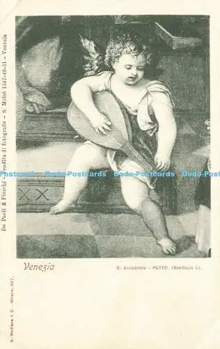 R585446 Venezia R Accademia Putto Bonifacio I G Modiano De Paoli und Fiecchi