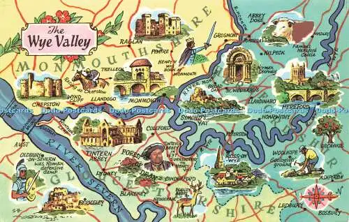 R579408 The Wye Valley Map