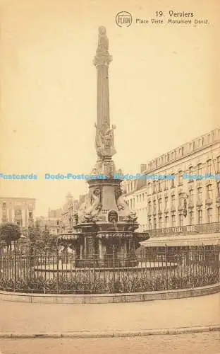 R585450 Verviers Place Verte Monument David Flion