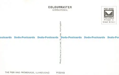 R581535 Llandudno The Pier and Promenade Photo Precision Limited Colourmaster In