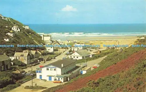 R579415 Porthtowan The Beach and Shops Photo Precision Limited Colourmaster Inte