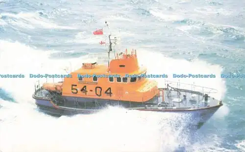 R579417 Das Weymouth Rettungsboot mit Geschwindigkeit beim Portland-Rennen, dieser Rettungsboot-Stat