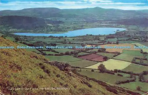 R581540 Llangorse Lake and the Brecon Beacons J Salmon Cameracolour 1985