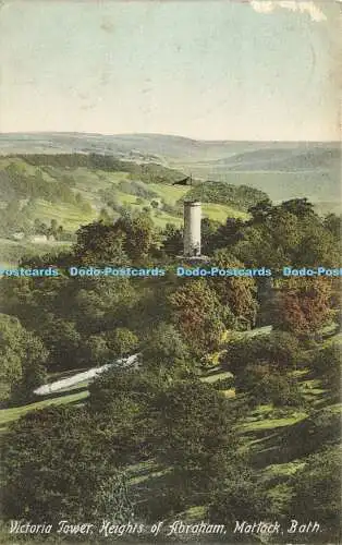 R583783 Matlock Bath Victoria Tower Heights of Abraham C Colledge 1909