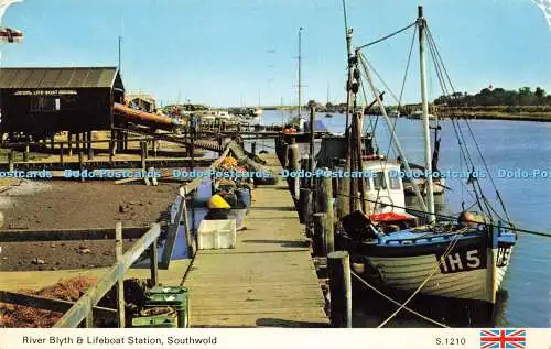 R581575 Southwold River Blyth and Lifeboat Station E T W Dennis Photocolour