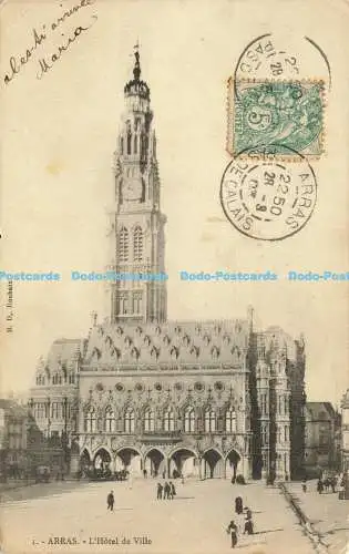 R585499 Arras L Hotel de Ville B D