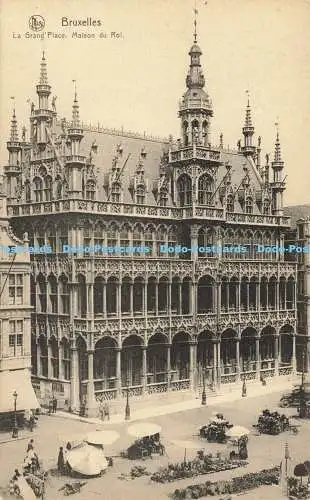 R585500 Bruxelles La Grand Place Maison du Roi Nels J and A Dalle