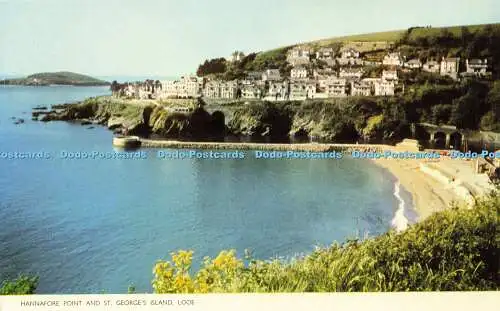 R579461 Looe Hannafore Point and St Georges Island Jarrold Cotman Color