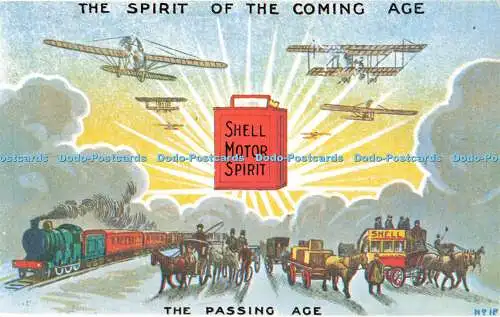 R581596 The Spirit of the Coming Age The Passing Age Shell Motor Spirit