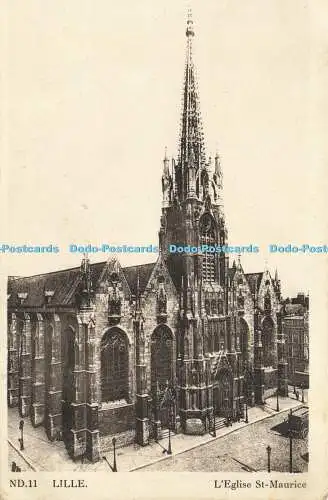 R585542 Lille L Eglise St Maurice C A P