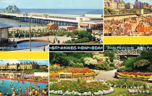 R579510 St Annes on Sea The Pier The Beach The Swimming Pool Bamforth Color Glos