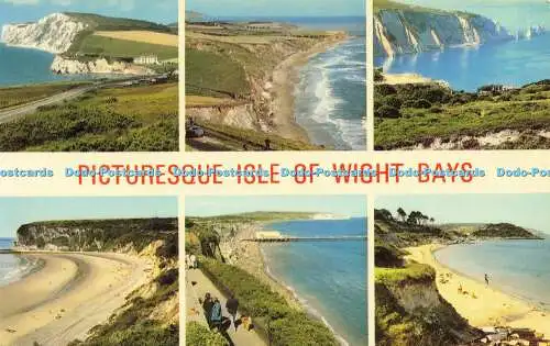 R579542 Malerische Isle of Wight Bays Freshwater Bay Compton Bay Alum Bay W J N