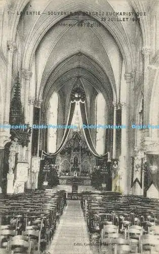 R583915 Laventie Souvenir du Congres Eucharistique Interieur de l Eglise Edia Co