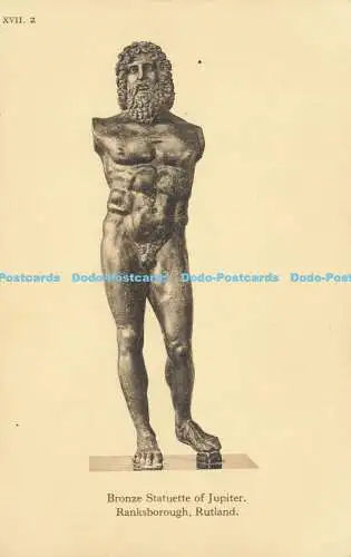R585587 Rutland Ranksborough Bronzestatuette von Jupiter Oxford University Press