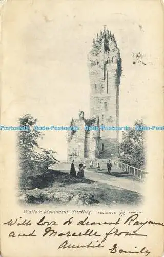 R583931 Stirling Wallace Monument W R and S Reliable Series 1902