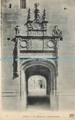 R583941 Sens La Porte d l Archeveche Neurdein et Cie ND Phot