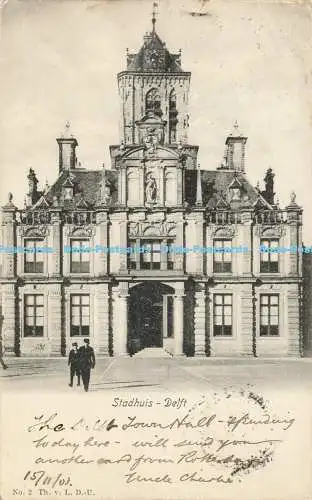 R583946 Stadhuis Delft Th v L D No 2 1903