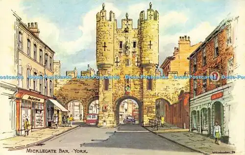 R579614 York Micklegate Bar E T W Dennis Photocolour