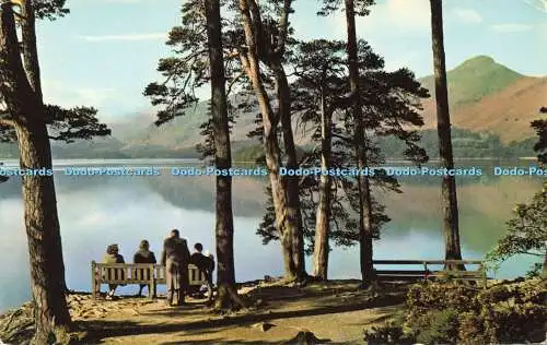 R581751 Keswick Derwentwater from Friars Crag H Webster 1977