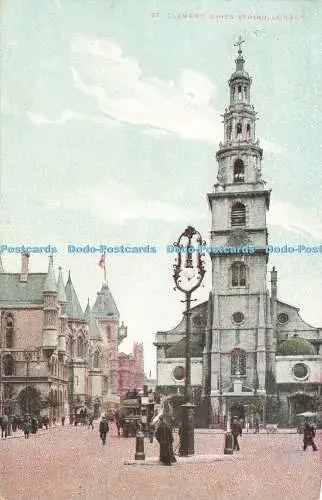 R584025 London St Clement Danes Strand 1906