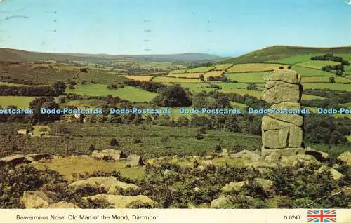 R579663 Dartmoor Bowermans Nase Old Man of the Moor E T W Dennis Photocolour