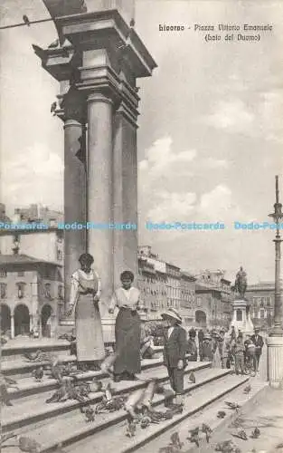 R585712 Livorno Piazza Vittorio Emanuele Lato del Duomo S T A