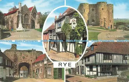 R579702 Rye The Landgate St Anthony Mermaid Inn J Salmon Cameracolour Multi View