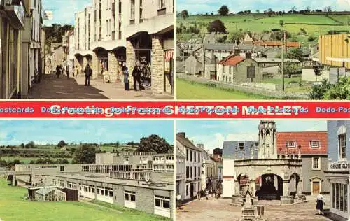 R579715 Grüße von Shepton Mallet The Precinct Whitstone School The Market P