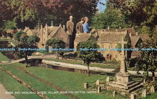 R579721 Bourton on the Water Model Village River and Memorial J Salmon Cameracol