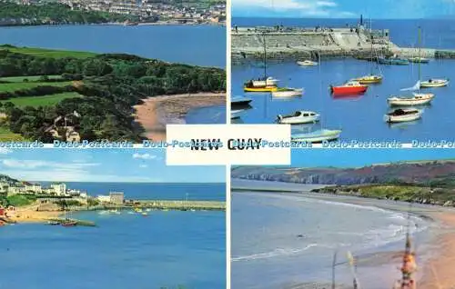 R579728 New Quay Cei Newydd N P O Dexter Litho Canada T Multi View 1979