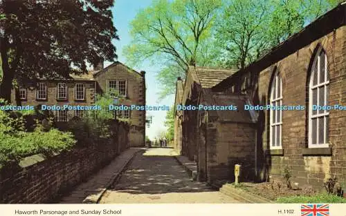 R581868 Haworth Parsonage and Sunday School E T W Dennis Photocolour