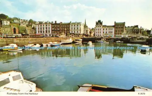 R579747 Rothesay from the Harbour E T W Dennis Photocolour