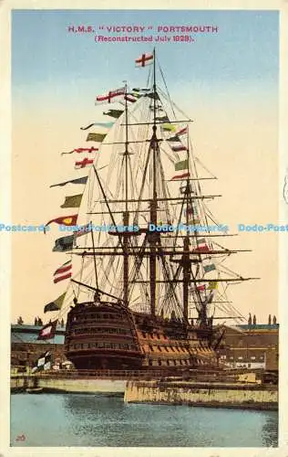 R584109 Portsmouth H M S Victory British Production