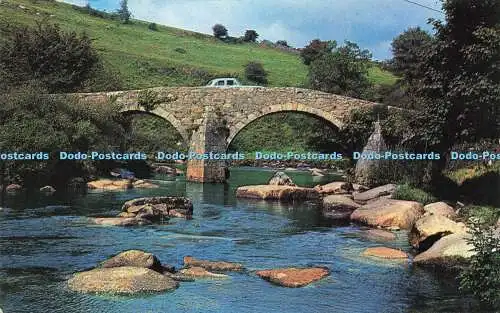 R581885 Dartmoor Hexworthy Bridge Plastichrome C J Nicholas A I B P